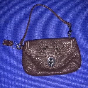 Brown Coach Clutch Purse